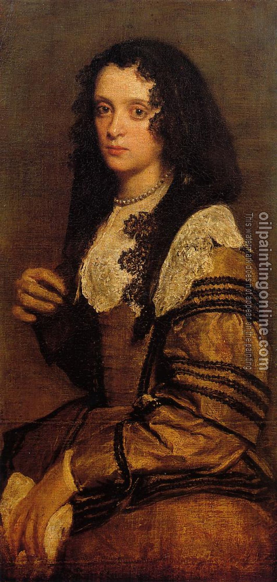 Velazquez, Diego Rodriguez de Silva - A Young Lady